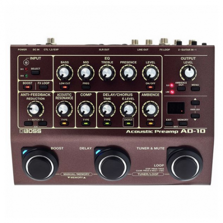 BOSS AD-10 GUITAR ACOUSTIC PREAMP & EFFECTS