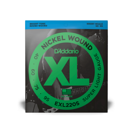 D'ADDARIO EXL220S 40/95 NICKEL BASS STRINGS