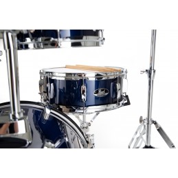 PEARL batteria ROADSHOW 5pz cassa 20" completa di hardware e piatti colore Royal Blue Metallic 743