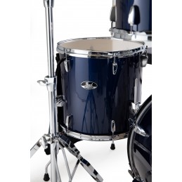 PEARL batteria ROADSHOW 5pz cassa 20" completa di hardware e piatti colore Royal Blue Metallic 743