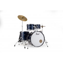 PEARL batteria ROADSHOW 5pz completa di hardware e piatti Sabian,  colore ROYAL BLUE METALLIC 743