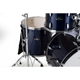 PEARL BATTERIA ROADSHOW 5pz cassa 18" + hardware e piatti SABIAN colore ROYAL BLUE METALLIC 743