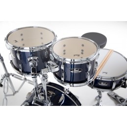 PEARL BATTERIA ROADSHOW 5pz cassa 18" + hardware e piatti SABIAN colore ROYAL BLUE METALLIC 743