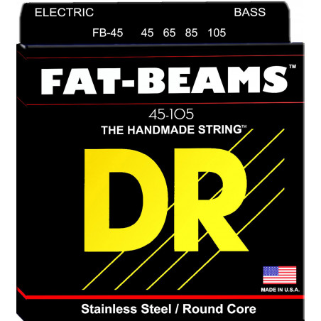 DR FB-45 FAT-BEAMS BASS STAINLESS STEEL 045/105