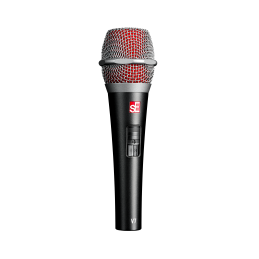 Microfono dinamico per uso live con switch on/off