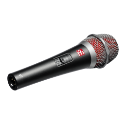 Microfono dinamico per uso live con switch on/off