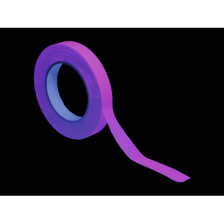EUROLITE GAFFA TAPE 19mm x 25m, NEON PINK UV-ACTIVE