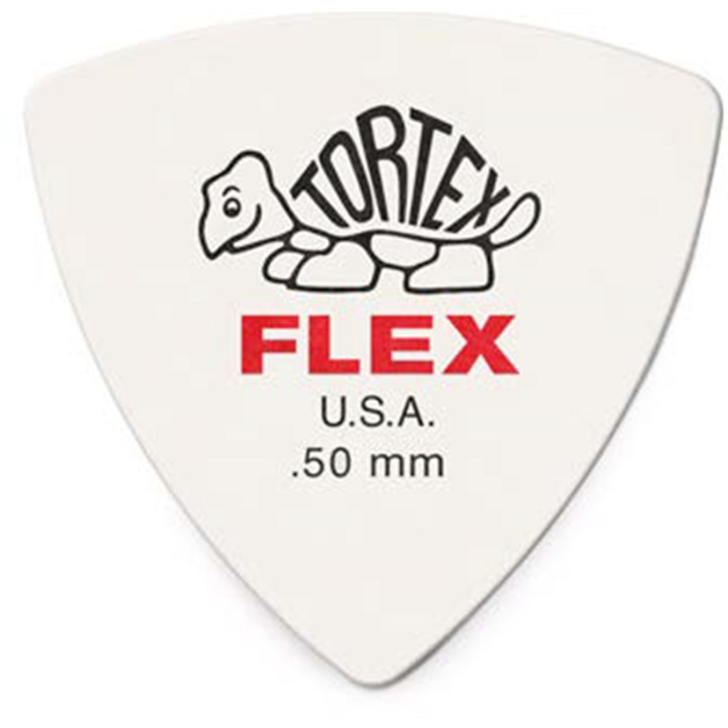 456P.50 Tortex Flex Triangle .50 mm Pack/12