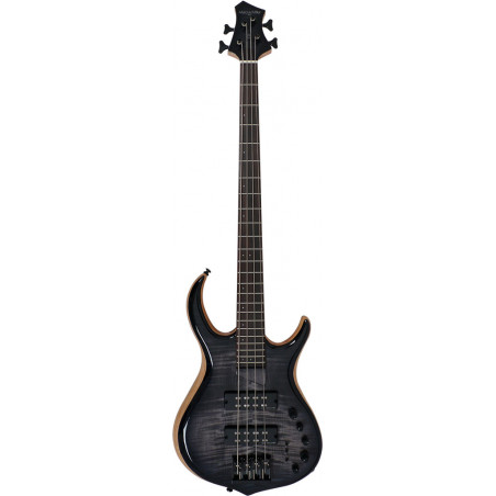 M7 SWAMP ASH-4 FRETLESS (2ND GEN) TBK TRANS BLACK