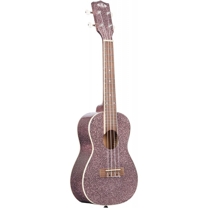 KALA UKULELE CONCERTO SPARKLE PINK