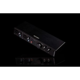 Interfaccia Audio USB C 2 In Combo, 2 In TRS e 4 Out Nera