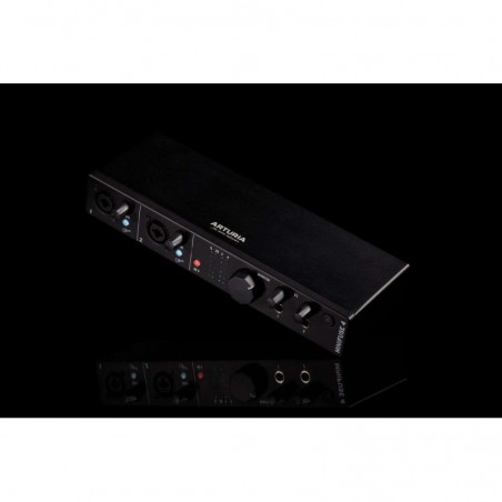 Interfaccia Audio USB C 2 In Combo, 2 In TRS e 4 Out Nera