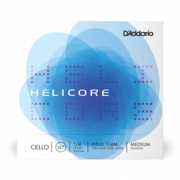 SET DI CORDE D'ADDARIO HELICORE PER VIOLONCELLO, SCALA 1/4, TENSIONE MEDIA