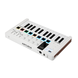 Controller USB 25 tasti mini, 8 pad RGB e 16 encoder - Analog Lab, Live Lite e UVI Piano