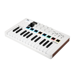 Controller USB 25 tasti mini, 8 pad RGB e 16 encoder - Analog Lab, Live Lite e UVI Piano