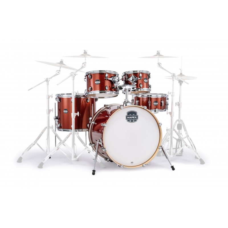 MA529SFOR MARS BIRCH ROCK 5 PEZZI ORANGE SPARKLE