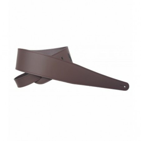 LM PRODUCTS LS-2302 LEATHER GUITAR STRAP 2.3" - BROWN