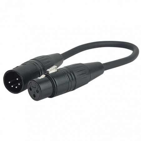 DAP FLA36 CAVO XLR-M 5P TO XLR-F 3P 25CM
