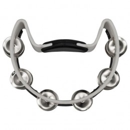 Tambourine (Stainless Steel jingles) w/ Mount Holder