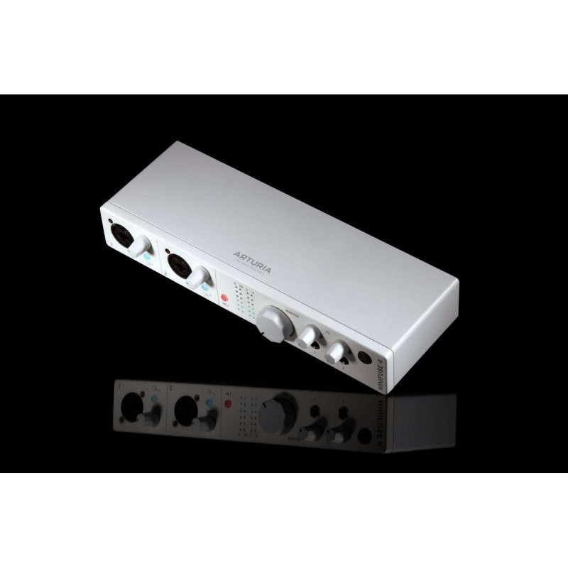 Interfaccia Audio USB C 2 In Combo, 2 In TRS e 4 Out Bianca