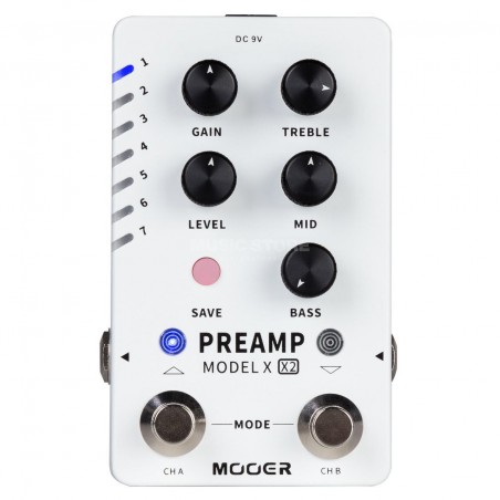MOOER PREAMP X2 Dual-Channel Digital Preamp Effect Pedal
