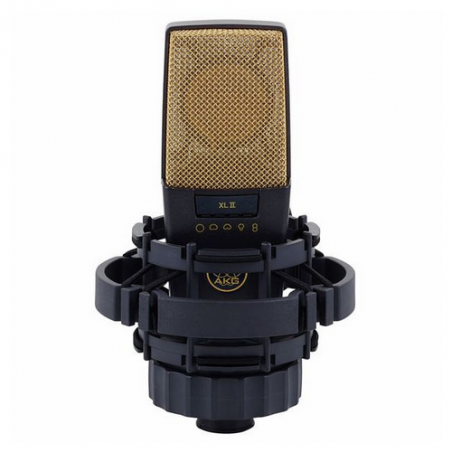 AKG C414XLII MICROFONO CONDENSATORE LARGE DIAPHRAM 9 POLARI