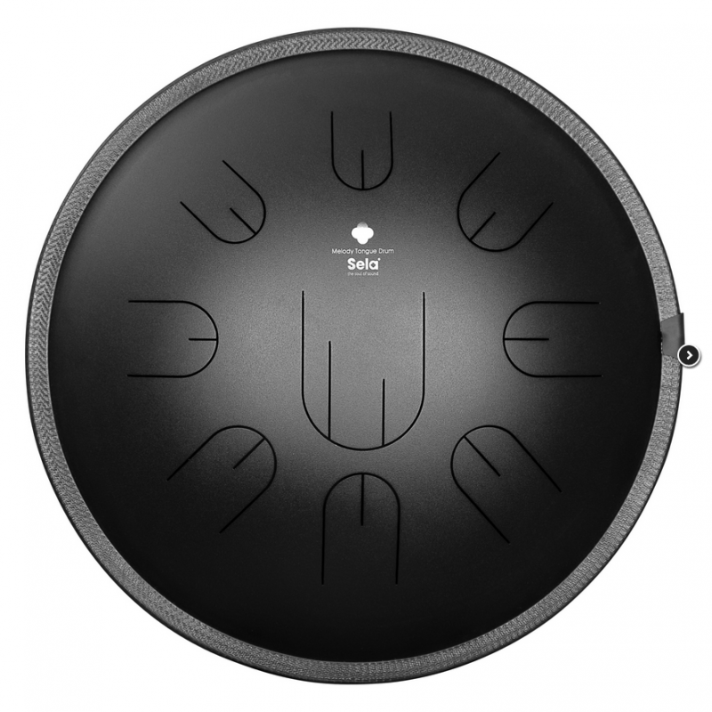 SELA SE-380 MELODY TONGUE DRUM 14" - D KURD BLACK
