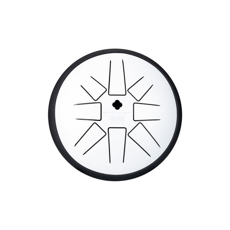 SELA SE-372 MELODY TONGUE DRUM 10" - C MAJOR WHITE