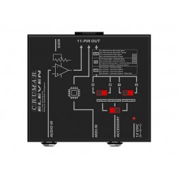 Modulo adattatore per Rotary Speaker universale 11-pin, con ingressi MIDI e TRS