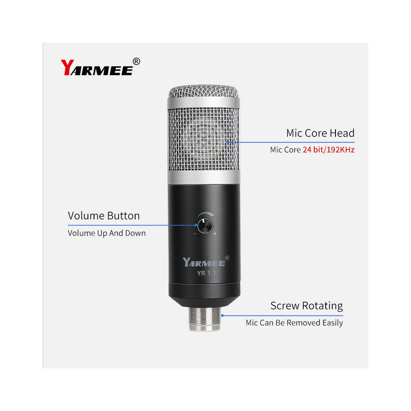 YARMEE YR-11 USB MICROPHONE CONDENSER CARDIOID