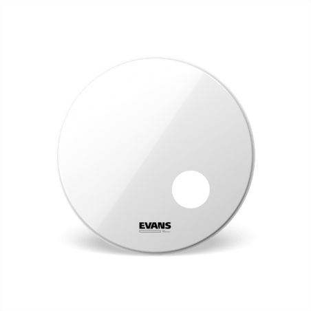 EVANS 22" EQ3 SMOOTH WHITE BASS RESO