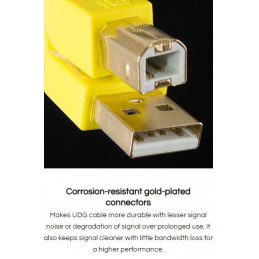 U95001WH - ULTIMATE AUDIO CABLE USB 2.0 A-B WHITE STRAIGHT  1M