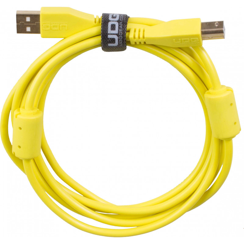 U95002YL - ULTIMATE AUDIO CABLE USB 2.0 A-B YELLOW STRAIGHT 2M