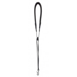 BAM ST-0022 TRACOLLA IMBOTTITA PER STRUMENTI A FIATO - GANCIO IN METALLO - NOIR