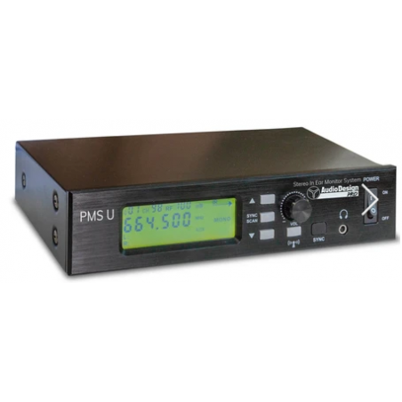 AUDIODESIGN PMS-U Sistema In Ear Monitor stereo wireless UHF