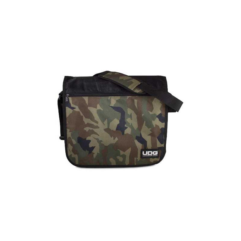 U9450BC/OR - ULTIMATE COURIERBAG BLACK CAMO, ORANGE INSIDE