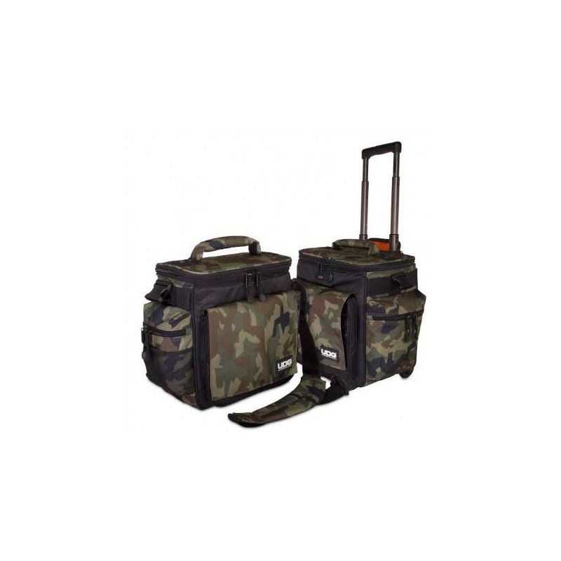 U9679BC/OR - ULTIMATE SLINGBAG TROLLEY SET DELUXE BLACK CAMO, ORANGE INSIDE