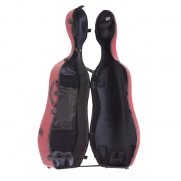 BAM 1001SWRG CUSTODIA CLASSIC" PER VIOLONCELLO - CON RUOTE  - POMEGRANATE RED"